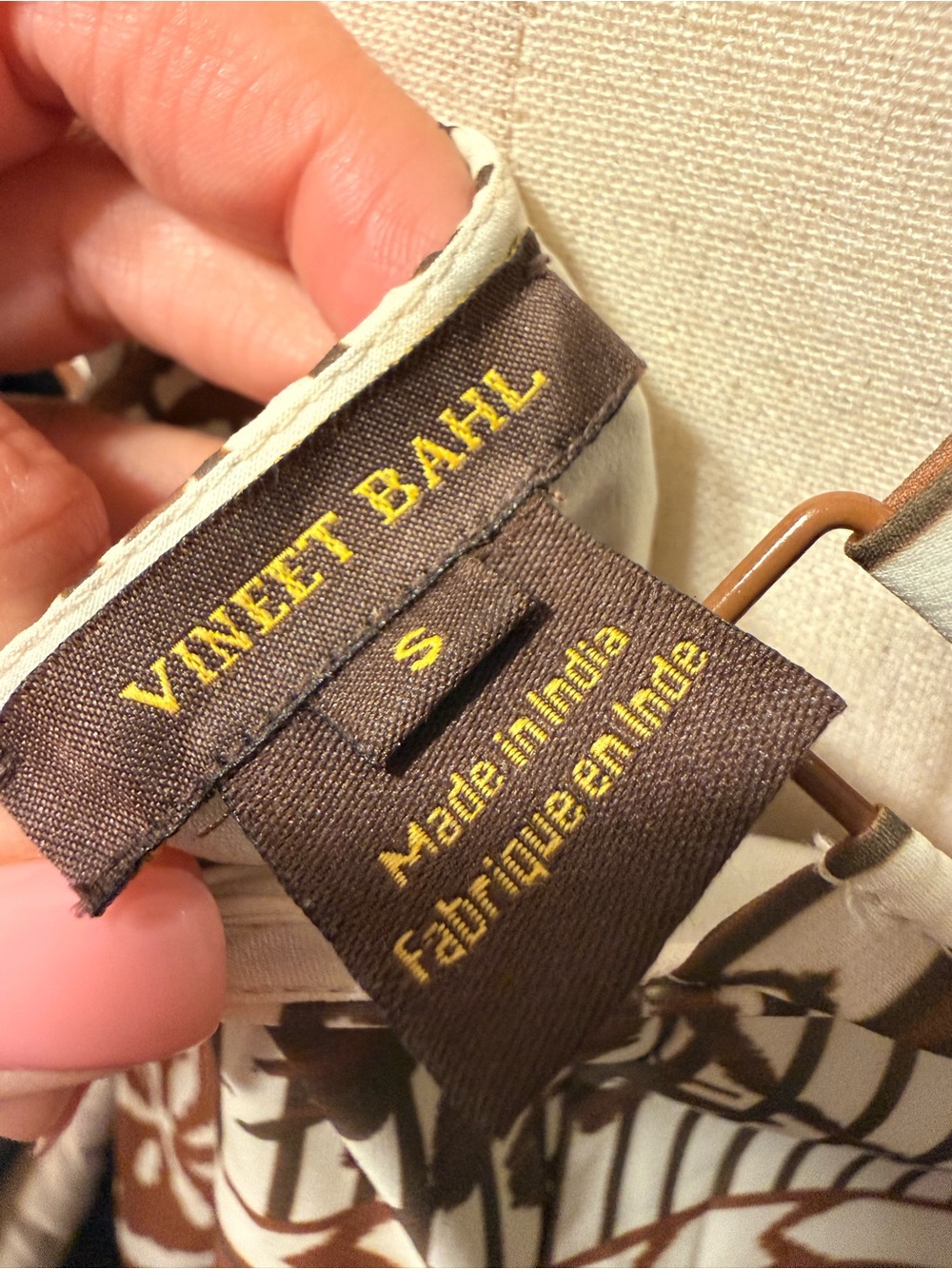 Anthropologie Vineet Bahl Printer Halter Maxi Dress - Picture 6 of 7